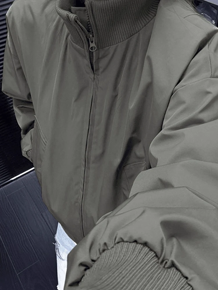 

Cleanfit ey ort Pilot Jaet Men's Faion Autumn High Street Windproof Loose Fit Polyester Nylon Cosite Fiber