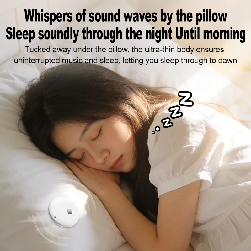 NEW Mini Portable Bedside Sleep Speaker With High-definition Sound Quality White Noise Intelligent Pillow Under Speaker 2026