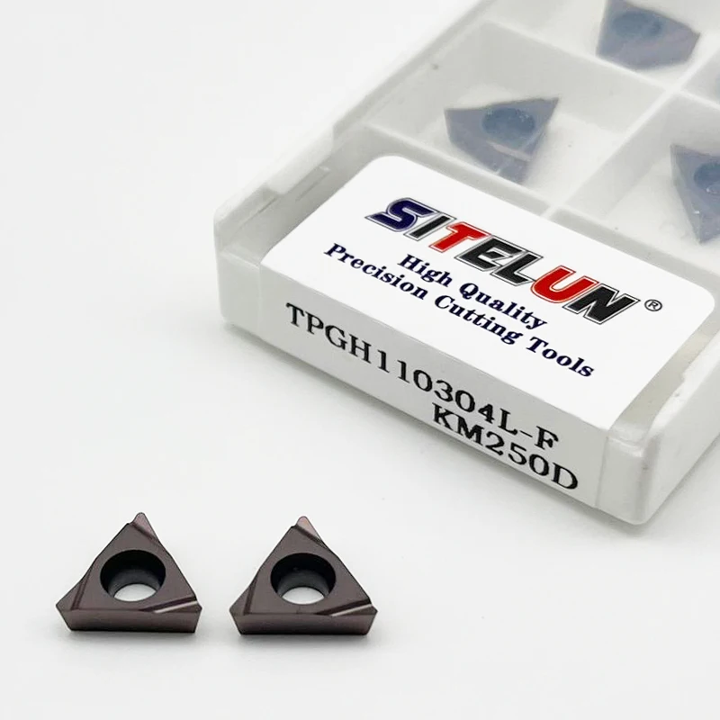 

TPGT090204 TPGH110304 L-W L-F Carbide Insert TPGT TPGH boring tool KM60D KM250D