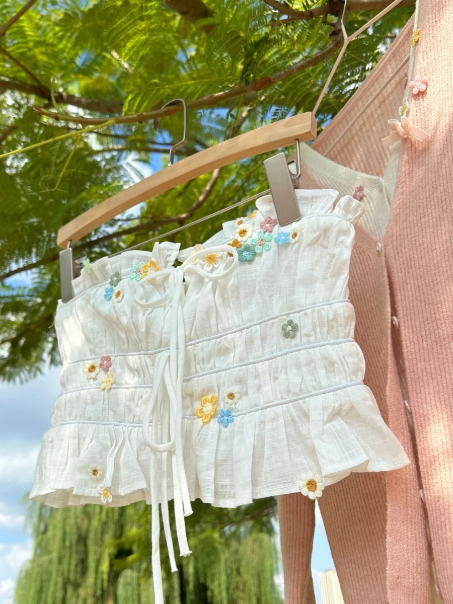 

Летняя пляжная блузка с цветочным принтом и завязками, женская, слегка дефектная, повседневная, шикарная, с прозрачным дизайном