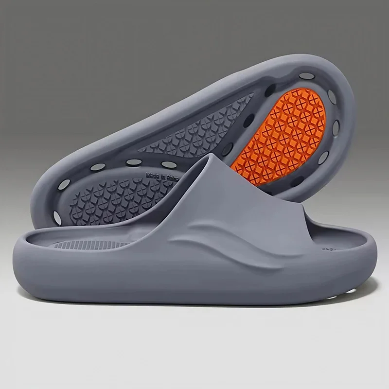 

Мужские тапочки для ванной и душа, новые летние домашние тапочки из ЭВА, нескользящие, с защитой от запаха, парные, с отверстиями для быстрого высыхания