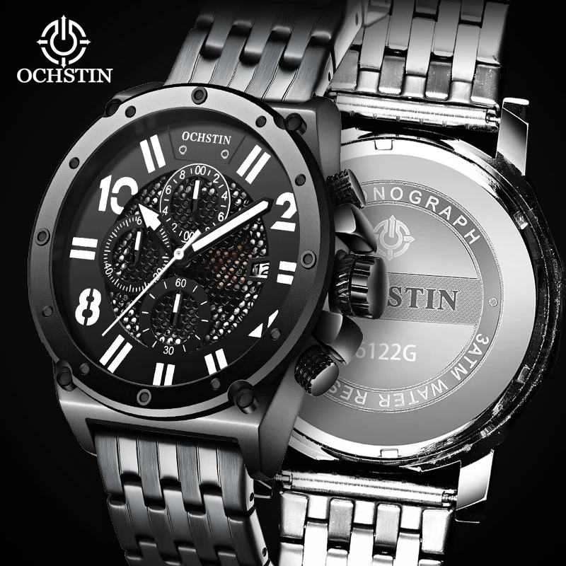 

OCHSTIN Hot 2024 Original Series Multi functional Quartz Movement Watch Trendy and Fashionable Men's Quartz Watch