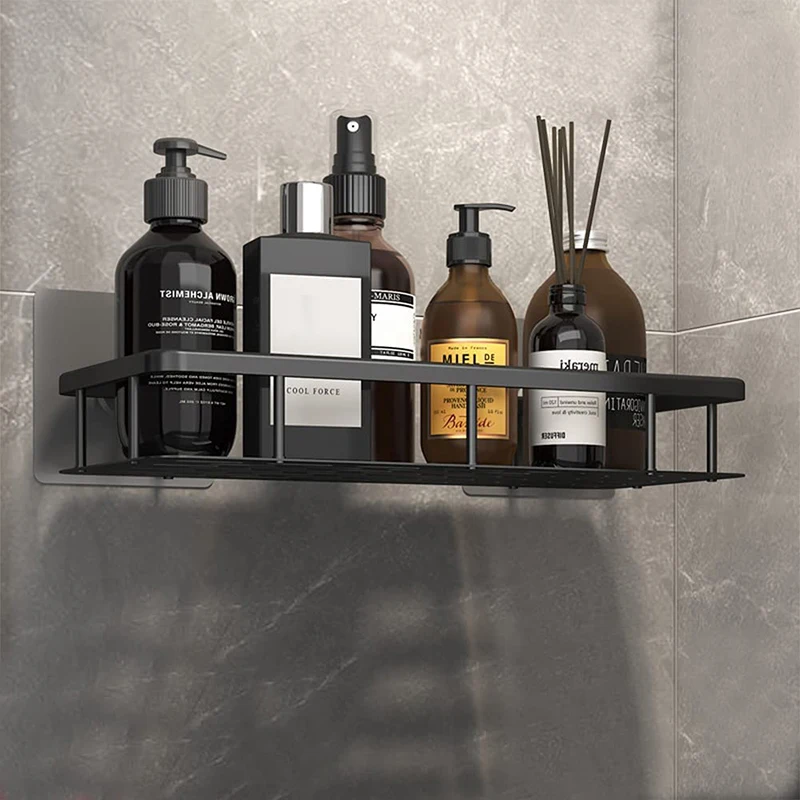 Bathroom Shelves Wall Amount Shower Shelf Bathroom Organizer Cosmetic Shower Shelves Storage Holder Bathroom Accessories Set