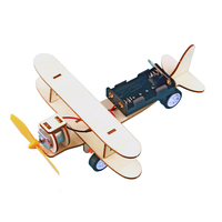 Children's DIY Toys Technology Making DIY Handmade Electric Taxi Aircraft Material Science Experiment Model Motor Children's Toy
