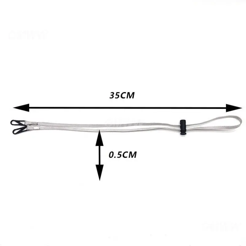 Mask Hanging Rope Face Mask Lanyard Mask Holder Adjustable Traceless Ear Hanging Rope Two Hooks