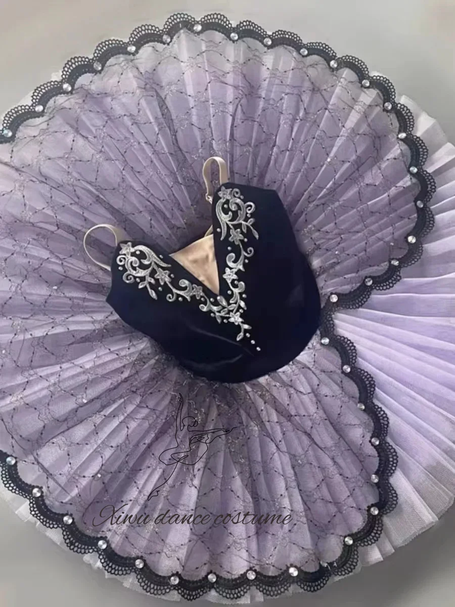 Профессиональный высококачественный балетный костюм на заказ, высококачественное балетное платье для соревнований