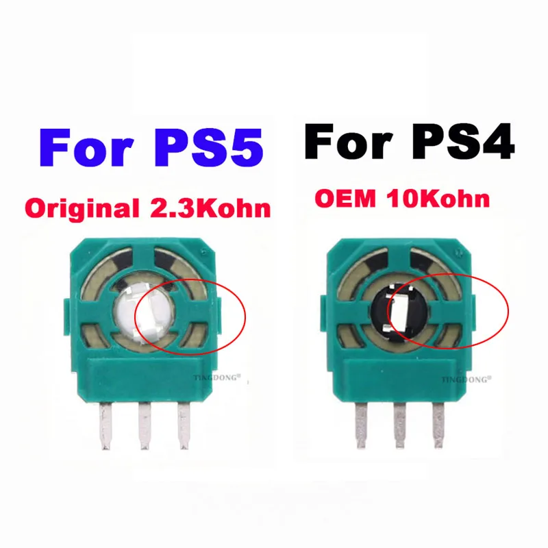 1PCS For PS5 For Xbox one 3D Analog Axis Resistor Potentiometer For PS4 Controller 3D Analog Joystick Micro Switch