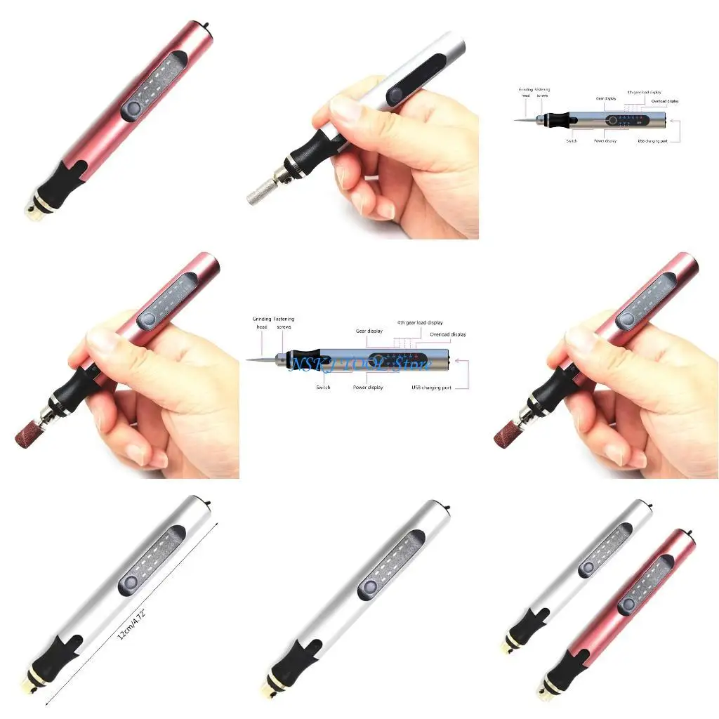 

L8RC Portable Electric Drill Machine Set Lettering Cutting Tool for DIY Crafts