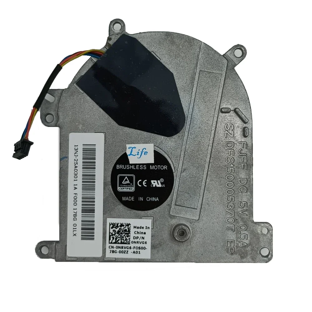 

Laptop CPU Cooling Fan for Dell Latitude 7212 Rugged Extreme 0NRVG6 NRVG6 Fans Cooler Radiator DFS150005370T FJFF 13NJ-25A0301