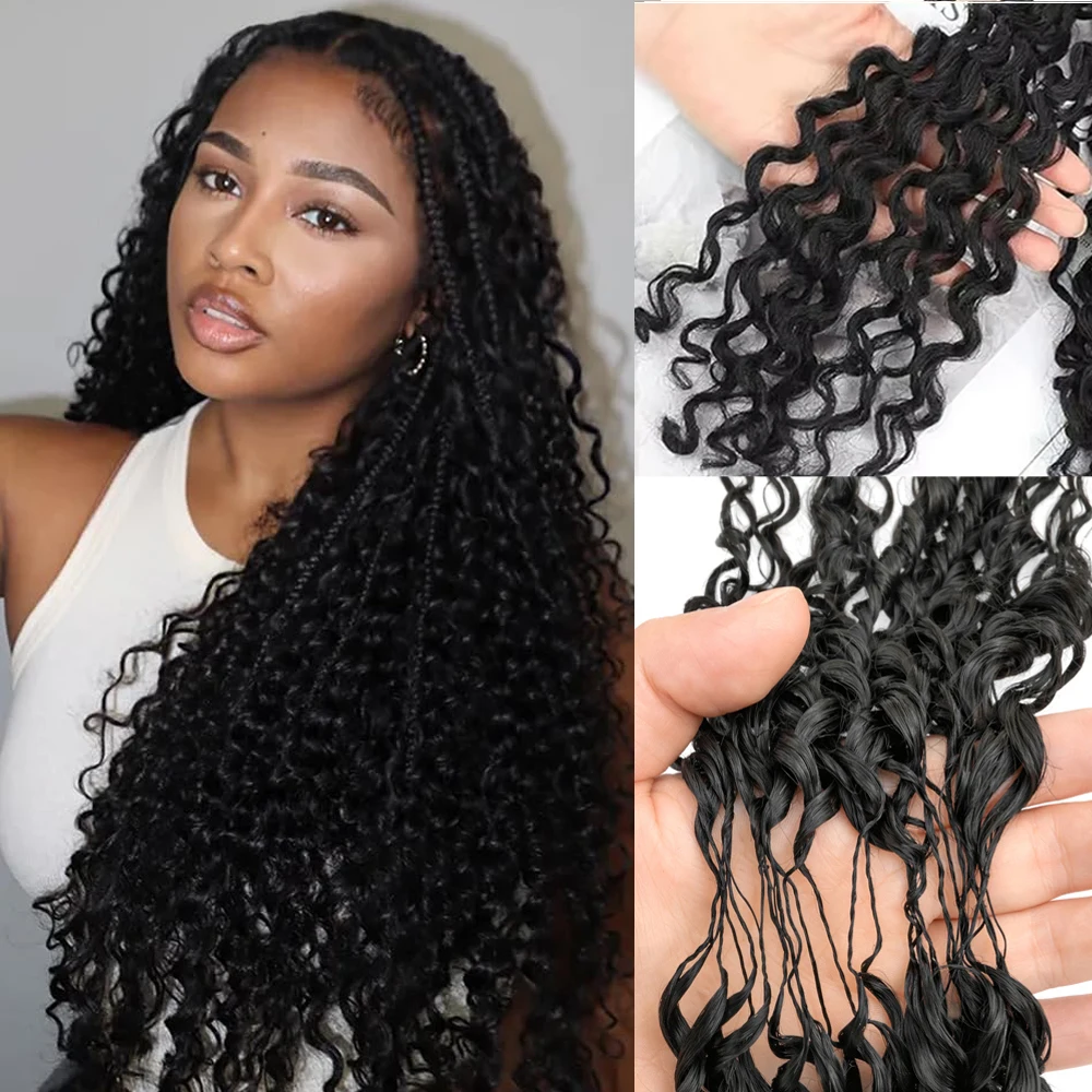 

Натуральные волосы для плетения крючком Deep Curly: волнистые, быстросъемные, без узлов, для создания причесок Water Wave и Feather Twist в стиле бохо