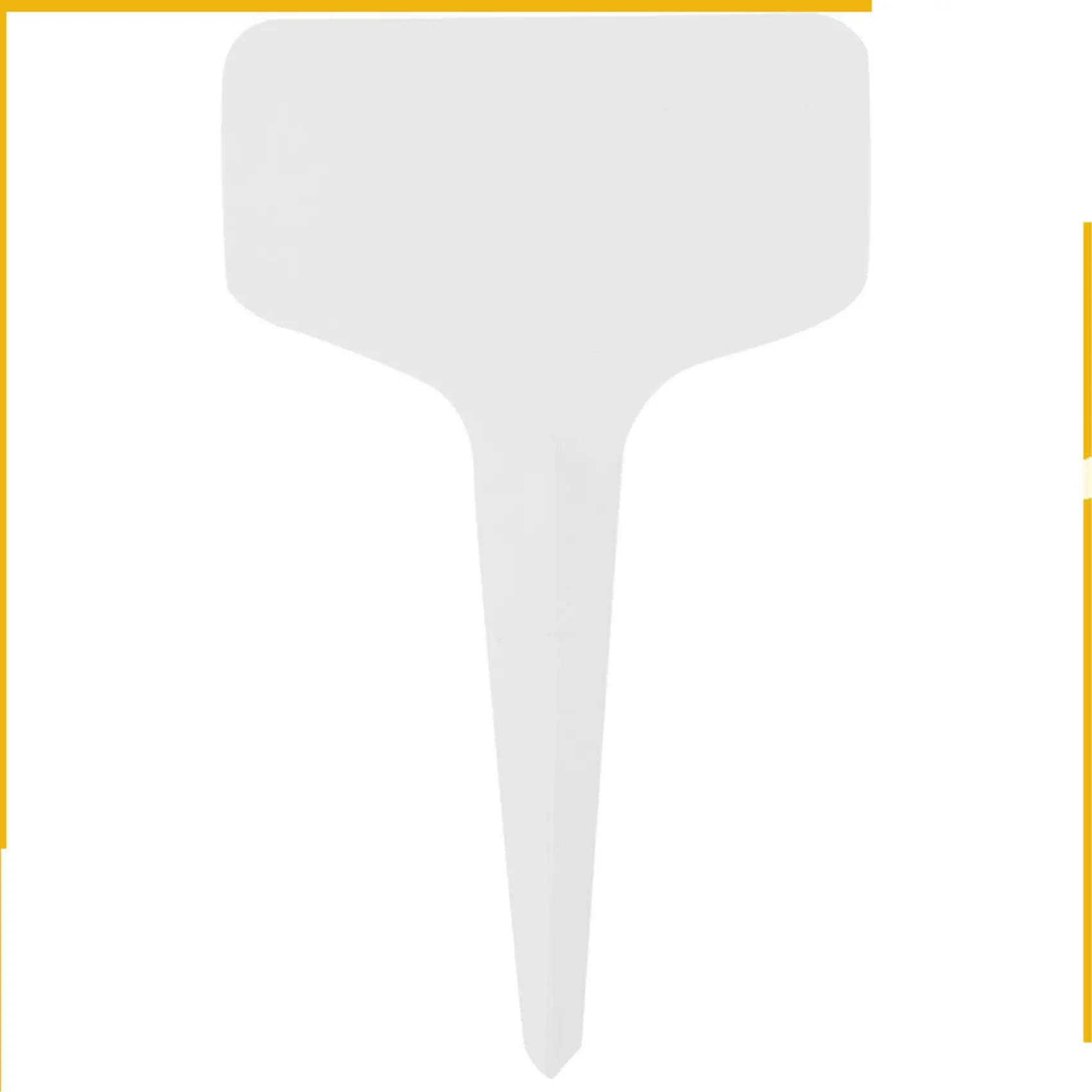 A92P 100 قطعة تسميات الحديقة البستنة تصنيف النباتات فرز علامة علامة تذكرة البلاستيك لوحة الكتابة مجلس المكونات في بطاقة بيضاء #5