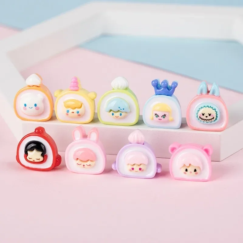 Resin Shoe Charms Personality Cartoon Cute Headgear Characters Shoe Accessories Decoration for Croc Sandals Gifts Pins Buckle