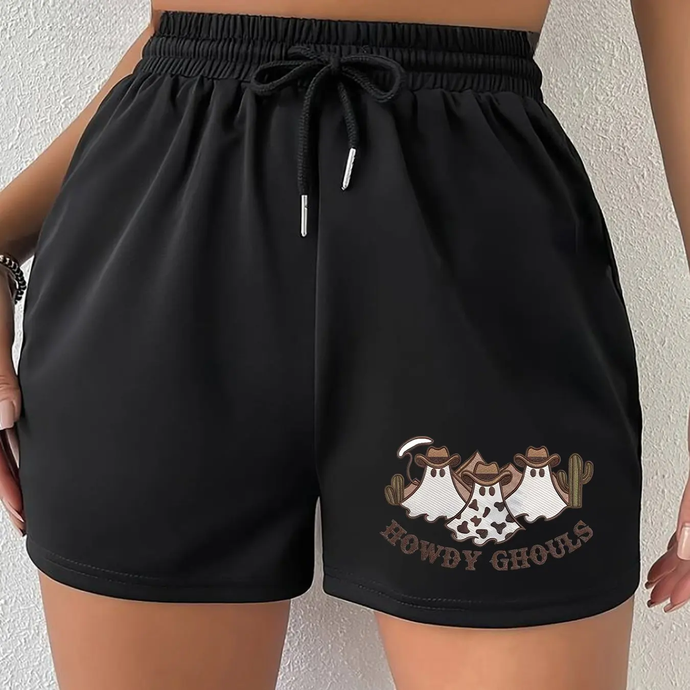 

Ladies' Casual Sports Retro Niche Design Shorts, Summer Casual Versatile American Trend Outerwear Pants, Summer Beach Pants