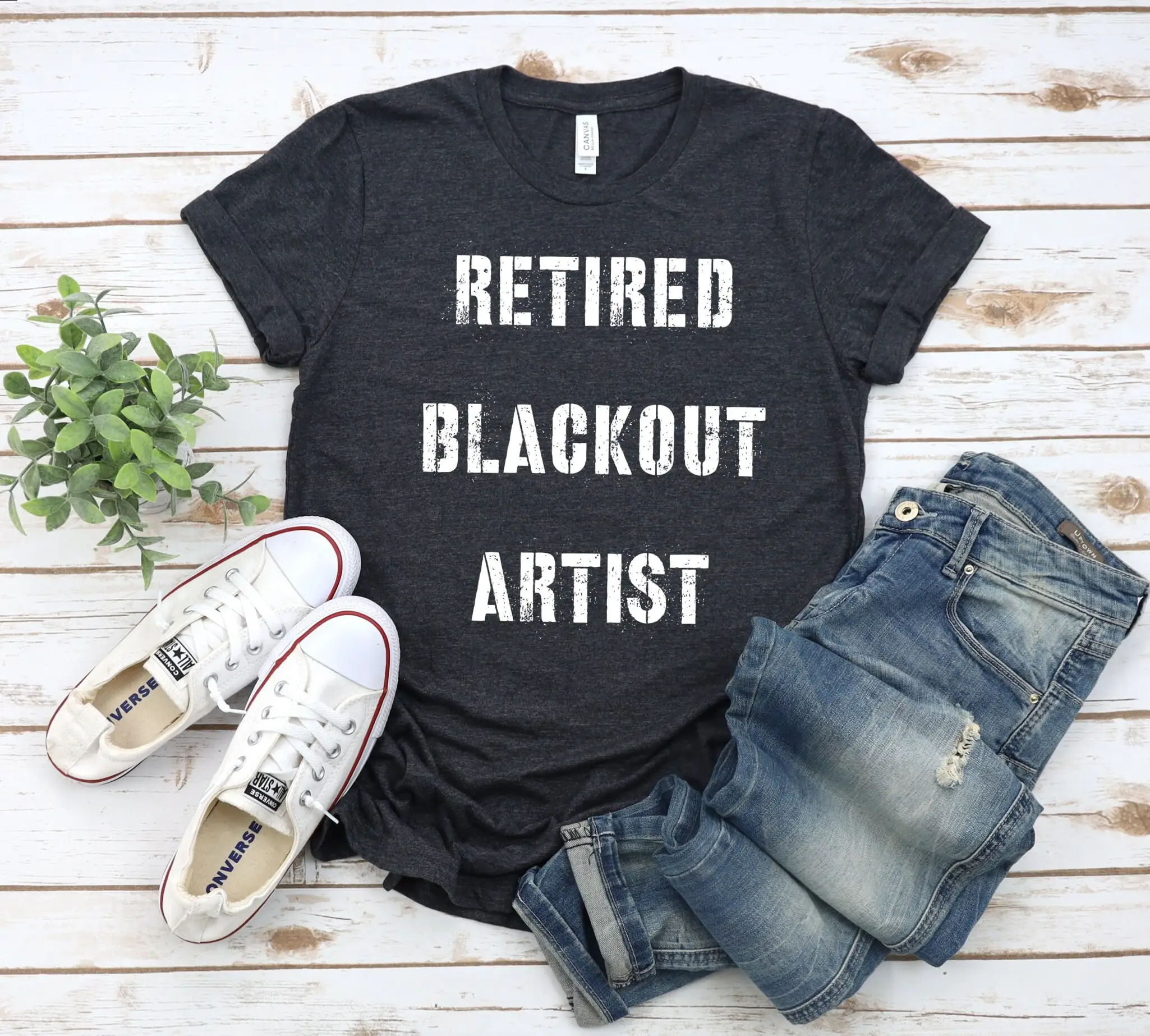 Retired Blackout Artist Funny Sobriety Anniversary Sober Life Narcotic Rehab T shirt