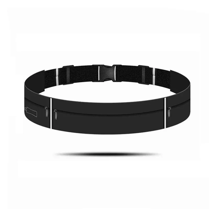Cinto de corrida leve e portátil, bolsa de cintura unissex para esportes, bolsa de armazenamento para celular, bolsa para esportes ao ar livre e fitness