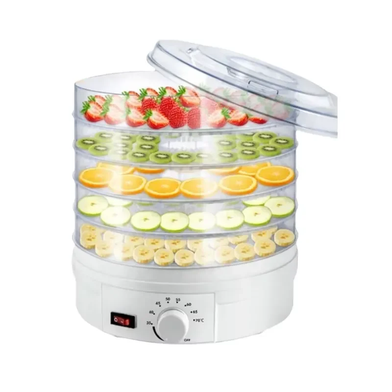 350W Electric Food Dehydrator Machine for Fruit Vegetable Meat Pet Treats Household Dryer Appliance with Powerful Motor