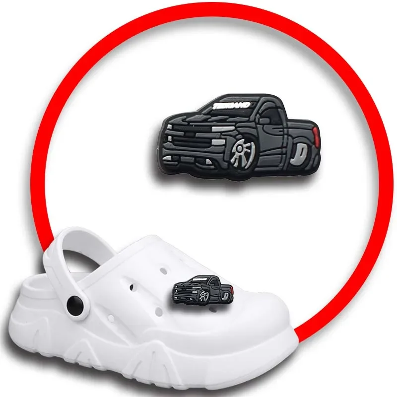 Charms Car Shoe para Sandálias Crocs, Mulheres Tamancos Pins, Decorações Acessório, Homens Emblemas, Meninos e Meninas, Crianças Sapatos Acessórios