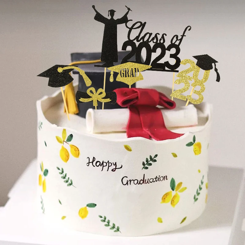 

Congrats Cake Topper Graduation Class Of 2022 Cupcake Topper Congrats Grad For School College Celebration Party Decor Supplies