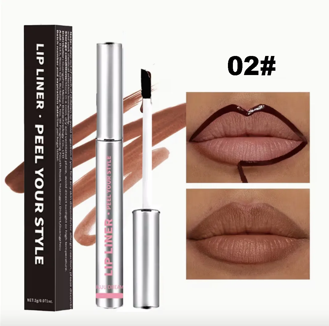 Waterdichte Lip Liner Peel Off Tattoo Lipgloss Waterdichte Langdurige Matte Lip Contour Afscheurbare Lippen Vlek Cosmetica