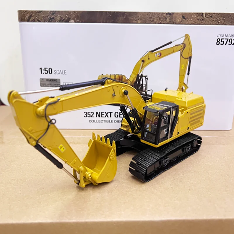 

DM85792 Коллекционная модель экскаватора 352 из литого сплава в масштабе 1:50, имитационная игрушка, подарок, статическая модель для демонстрации