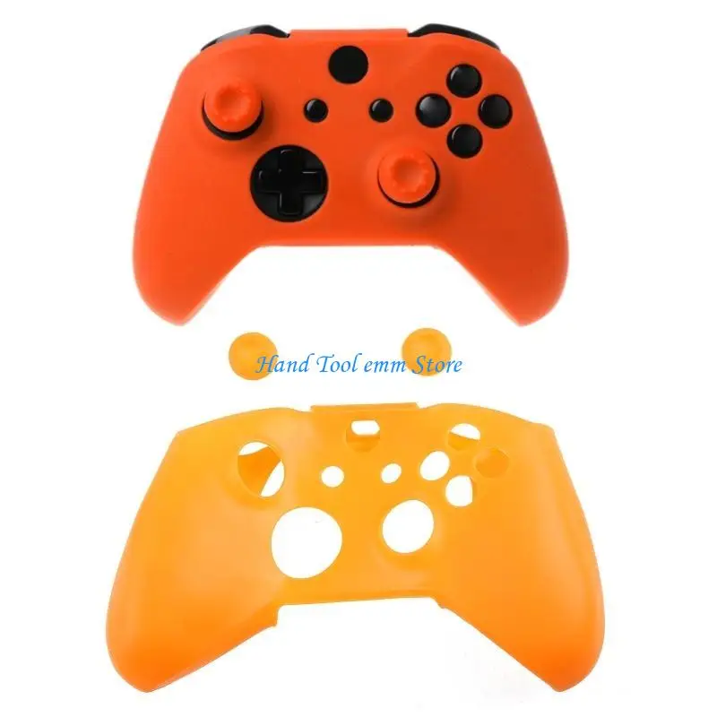 H37F Soft Silicone for Case Protective Cover 3D Analog Thumb Sticks Grip Cap Anti-Slip Waterproof for XB Ones Game Controlle