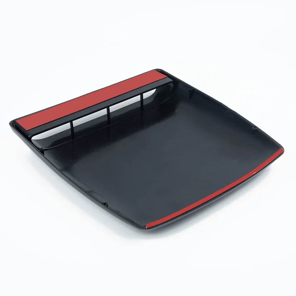 Universal Car Bonnet Hood Scoop Air Flow Intake Vent ABS Plastic Easy Install Cover Car Styling Approx. 28*25*3.3cm  NEW
