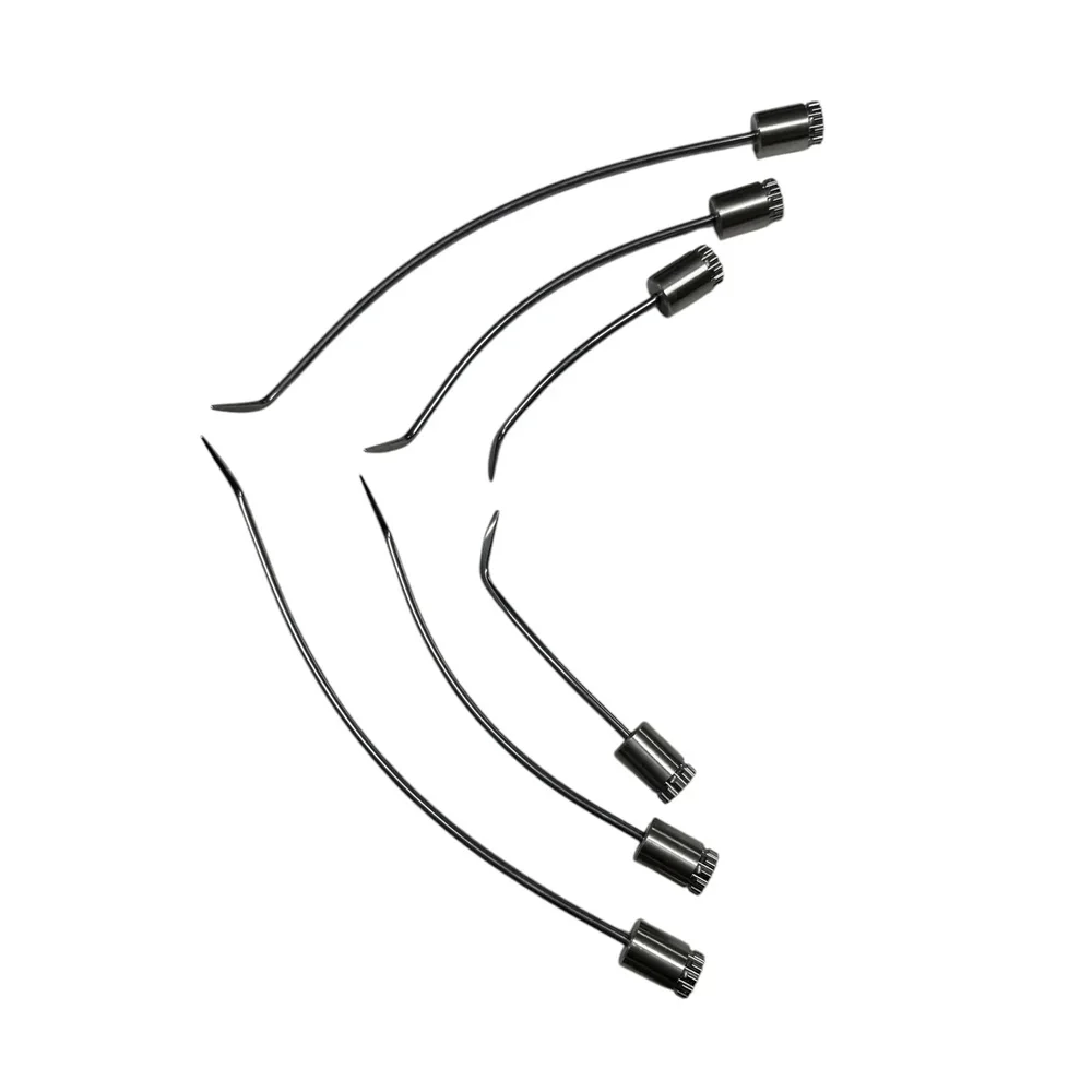 

Набор из 6 вращающихся на 360 градусов стальных стержней для удаления вмятин (белая пружинная сталь)