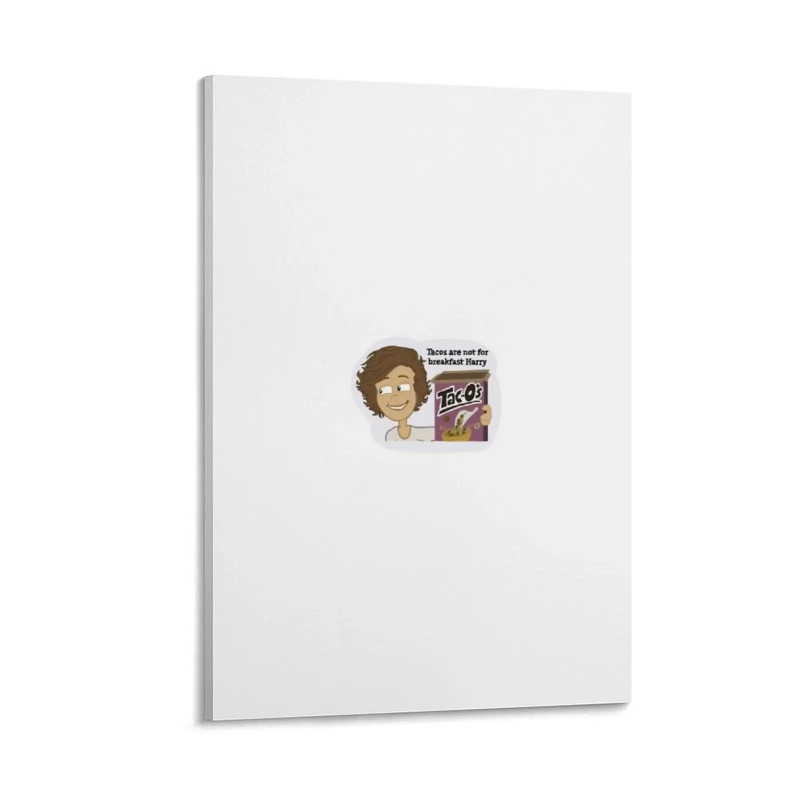 

Tacos are not for breakfast harry Canvas Painting wall decoration painting room decors aesthetic canvas wall art art