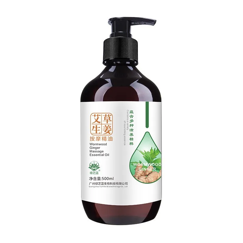 Minyak Tubuh Penghangat Berbasis Tumbuhan, Untuk Pijat Meridian & Punggung, Alami