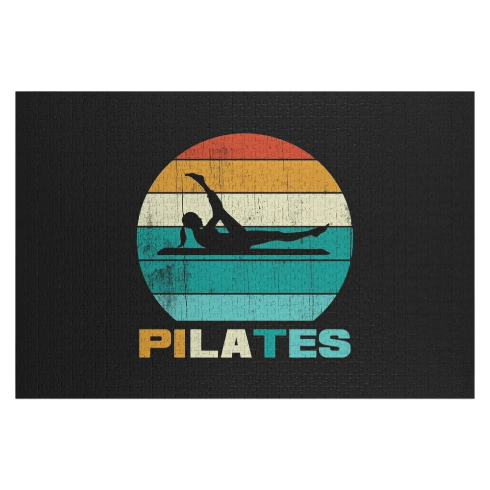 

Винтажный ретро-пазл для пилатеса: лучший забавный подарок для любителей пилатеса, деревянные коробки-пазлы для взрослых