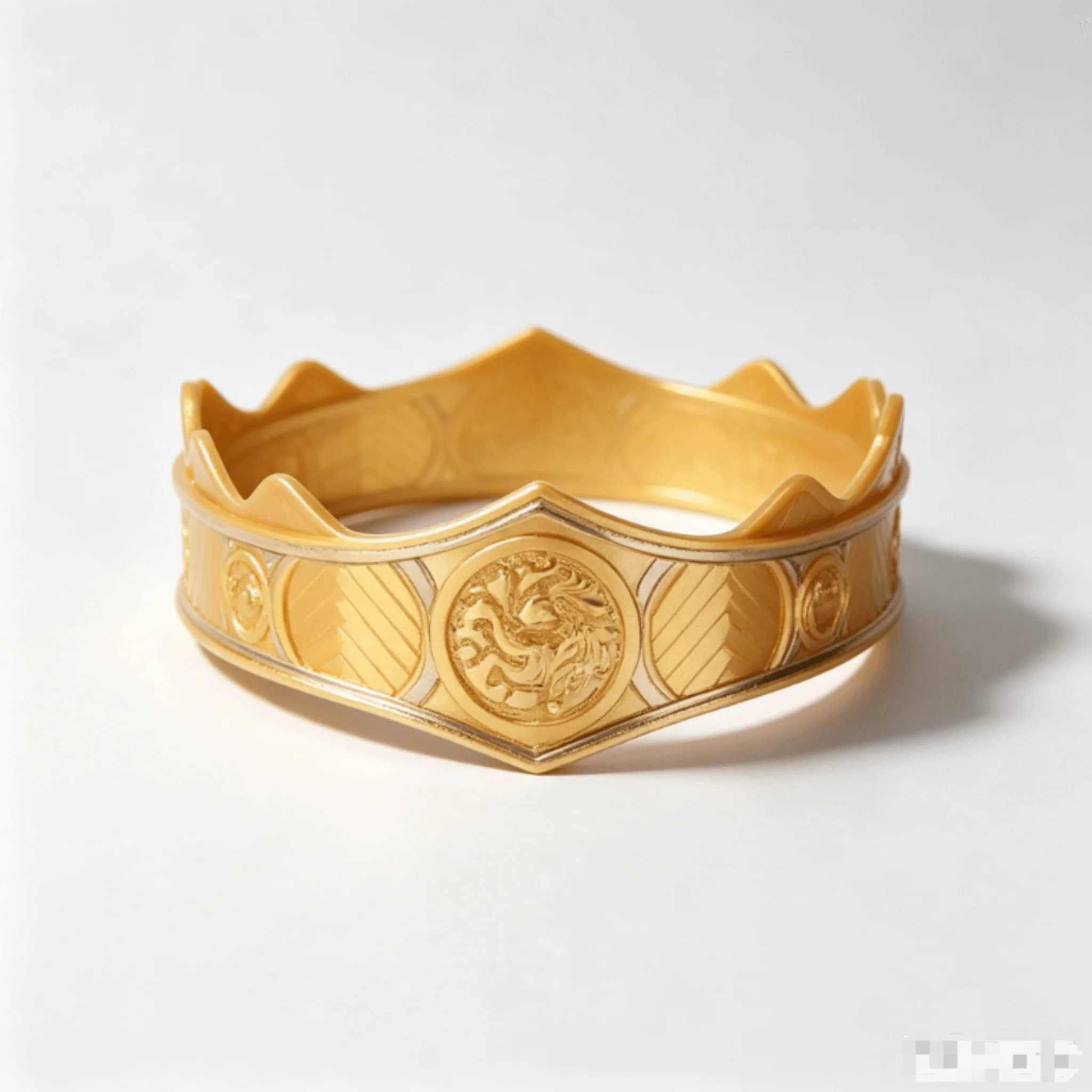 House of the Dragon Rhaenyra Targaryen Crown, Adult Unisex Golden Plastic Headband, Halloween Cosplay Prop