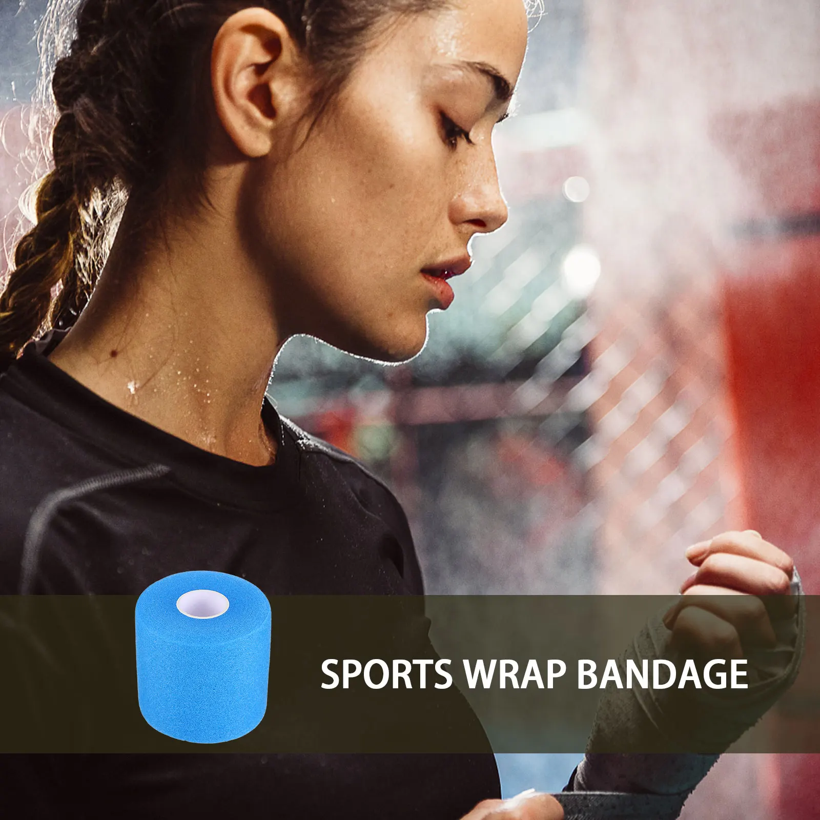 

Elastic Bandage Breathable Wrap Bands for Exercise Flexible Sports Portable Sponge Wraps