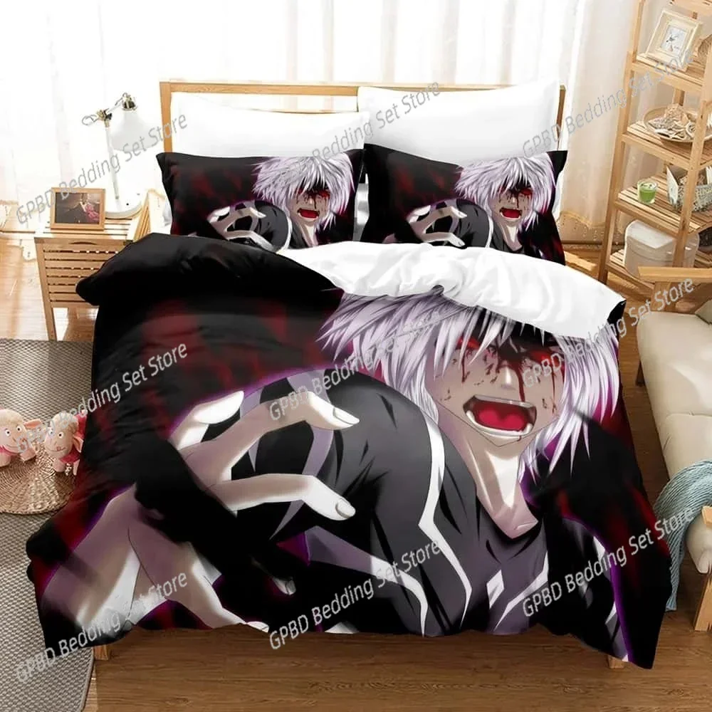 

3D Anime A Certain Scientific Accelerator 3D NEW Duvet Cover Pillowcase Bedding Set Adult Boy Girl Bedroom Single Double Large