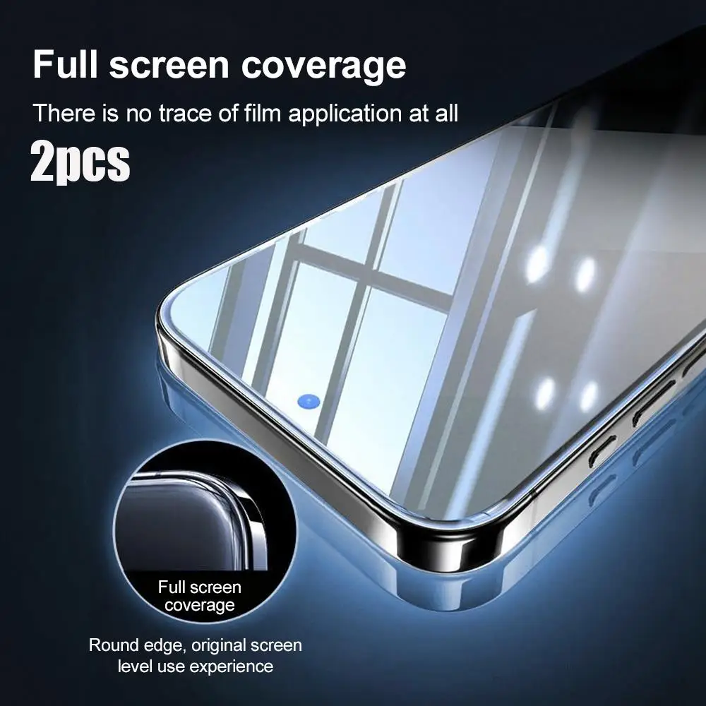 2PCS Tempered Glass Films for Samsung Galaxy S26 S25 S24 Ultra S22 S23 Plus S22 5G Full Screen Coverage Anti-fingerpeint Films