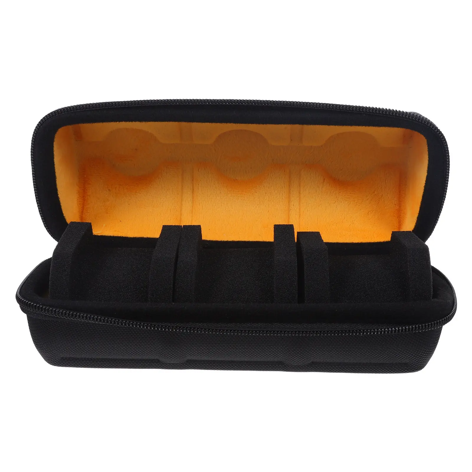 Travel Watch Storage Case 3 Slot Watch Holder Display Box Padded Interior Hard Shell Organizer for Wristwatches Jewelry Daily