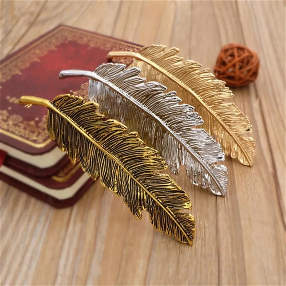 New Alloy Vintage Hair Clip Feather Leaf Shape Barrette Metal Hairpins For Women Lady Headwear Hair Accessories