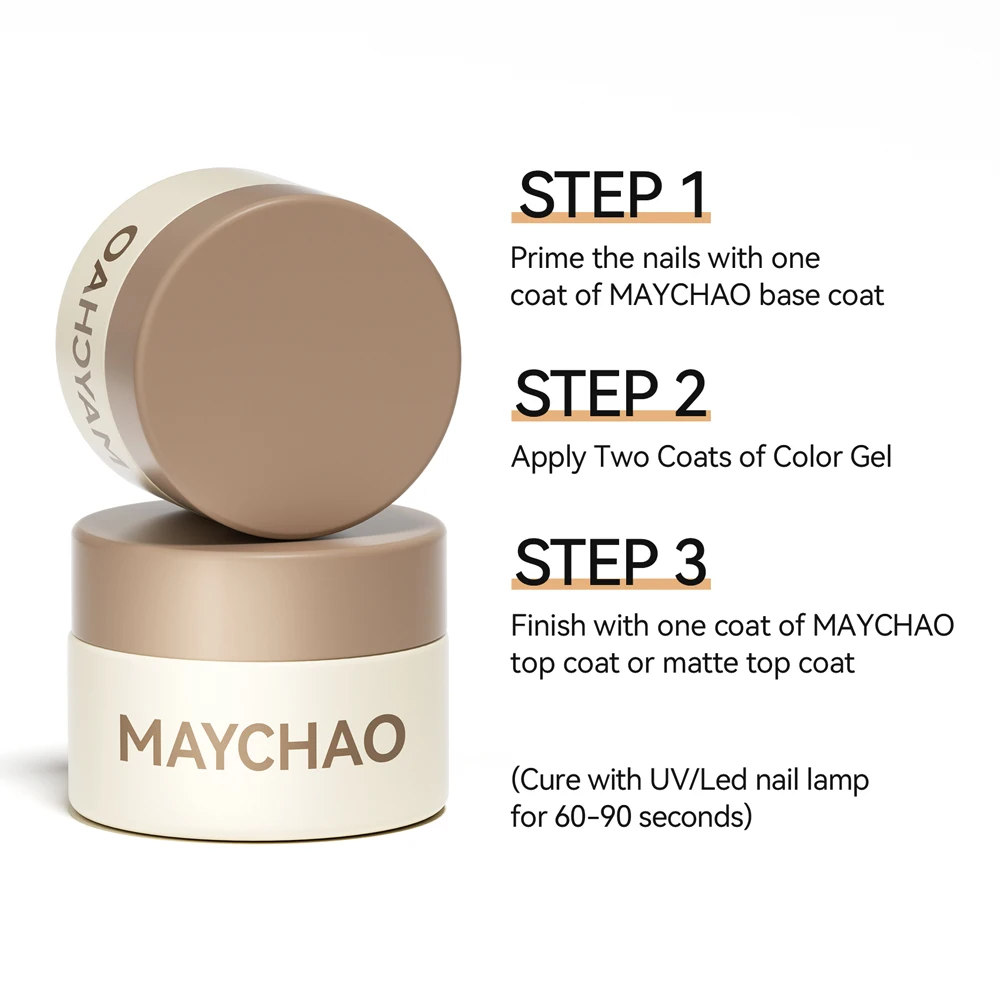 MAYCHAO Painting Gel 70 colors 5G Professional Nail Paint Color Gel Polish For Nail Art UV Gel Lacquer Gel Top Coat Manicure