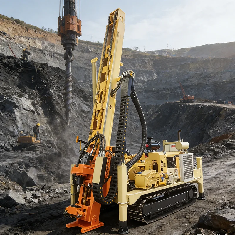 Customized 600m Full Hydraulic Core Drill Rig Geological Machine Operation Diamond Coring Equipment