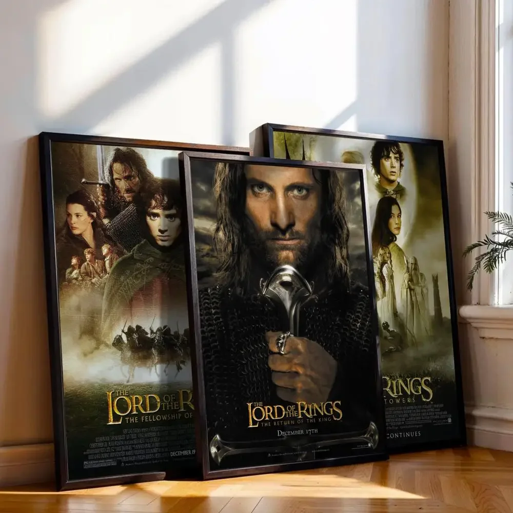 Póster de los señores de los anillos R, cubierta artística de canciones, música, Rap, pegatina de papel impermeable para pared, decoración del hogar y la sala de estar