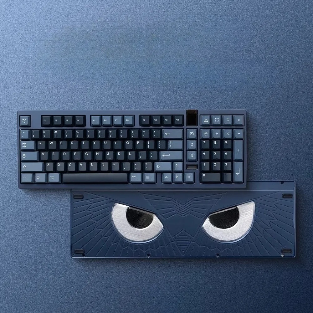 

For KBDfans Athena1800 Keyboard Customization Eagle Single Mode Wired Hotswap PCB Mechanical Key Boards Aluminum Blue Keyboards