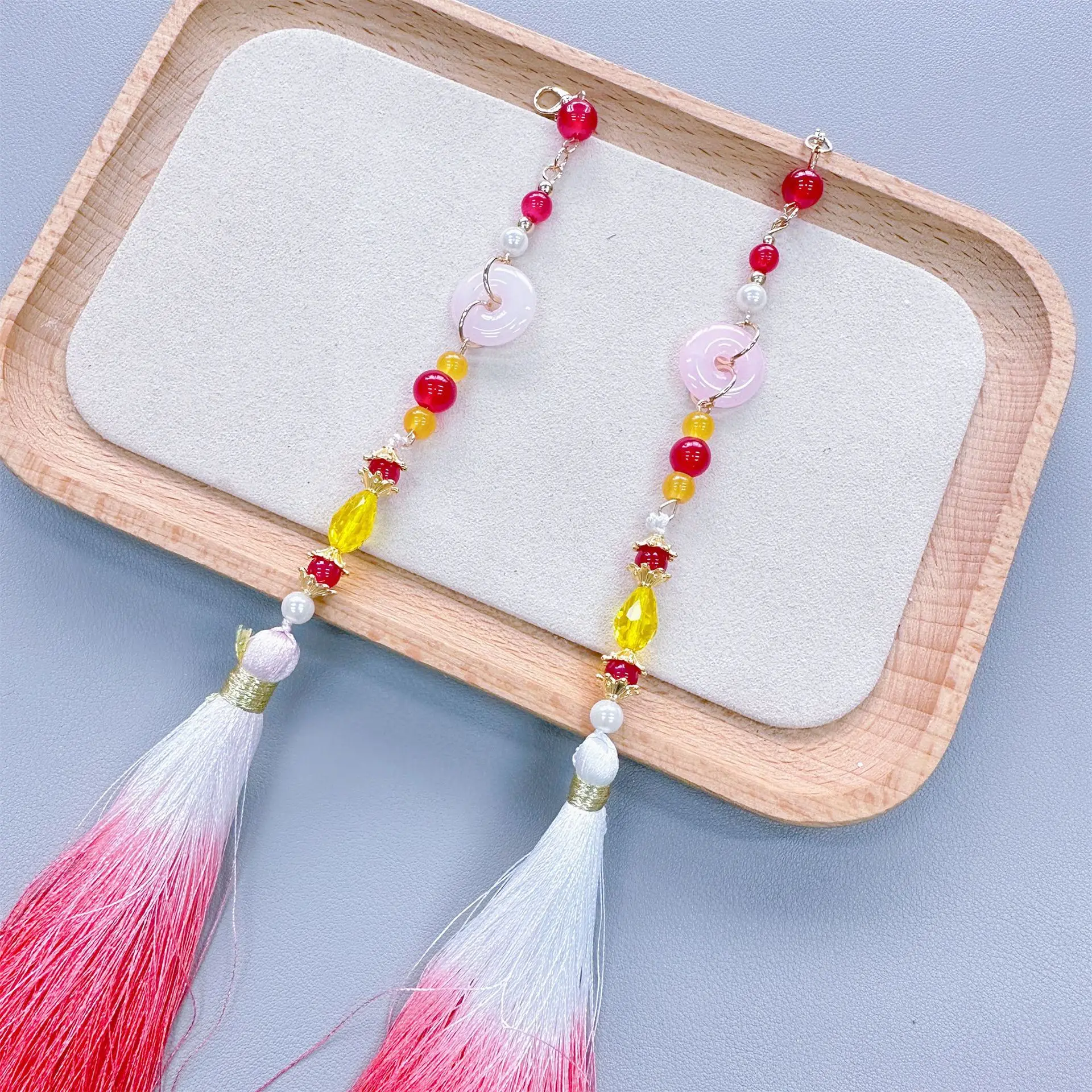 

Аксессуары Hanfu Yunshan, кулон с кисточками, древнее украшение воротника костюма, аксессуар для вырезания своими руками, прямая продажа с фабрики