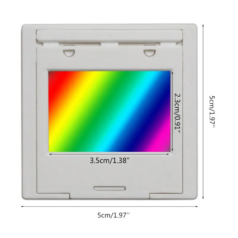 Ultra Precision Transmission Diffraction Grating with Frame 50/100/300/600 Line 50x50mm Fitting for Spectrograph 4 Sizes