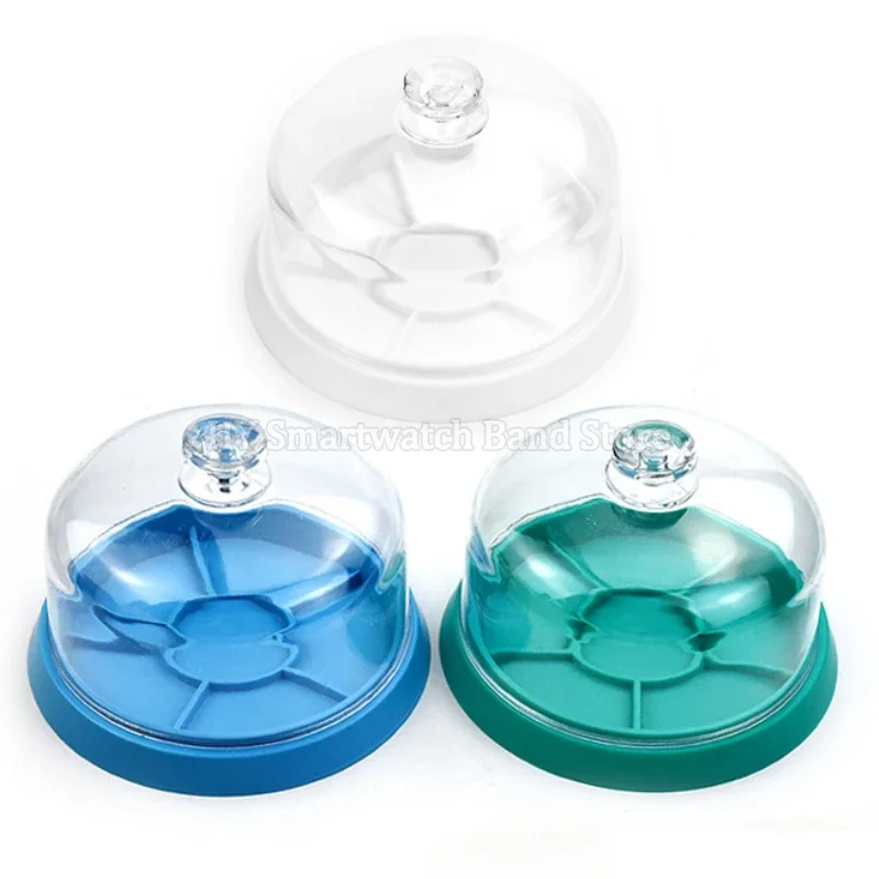 6-слотовый пылезащитный лист для часов с коробкой для часовщиков, механизм часов, пылезащитный чехол, держатель деталей для часов, лоток, защитные детали, аксессуары