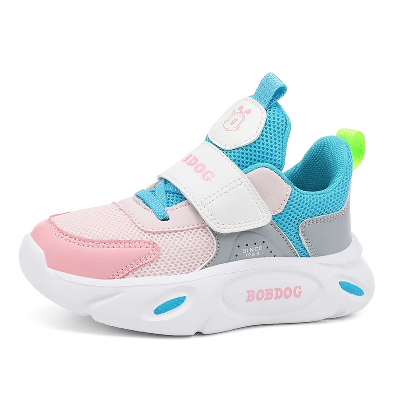 

2025 Summer Children's Sports Shoes Mesh Breathable Boys and Girls' Casual Running Shoes Soft Sole Comfortable Kid's Sneakers
