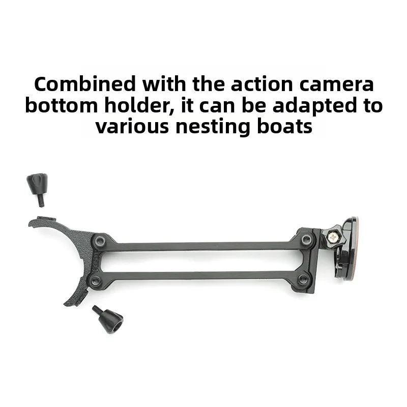 السونار عمق مكتشف جبل مع 3-محور ثنائي قضيب الذراع لقارب كاياك كشف الخفافيش المياه ملحقات صيد سمك نظام قوس #2