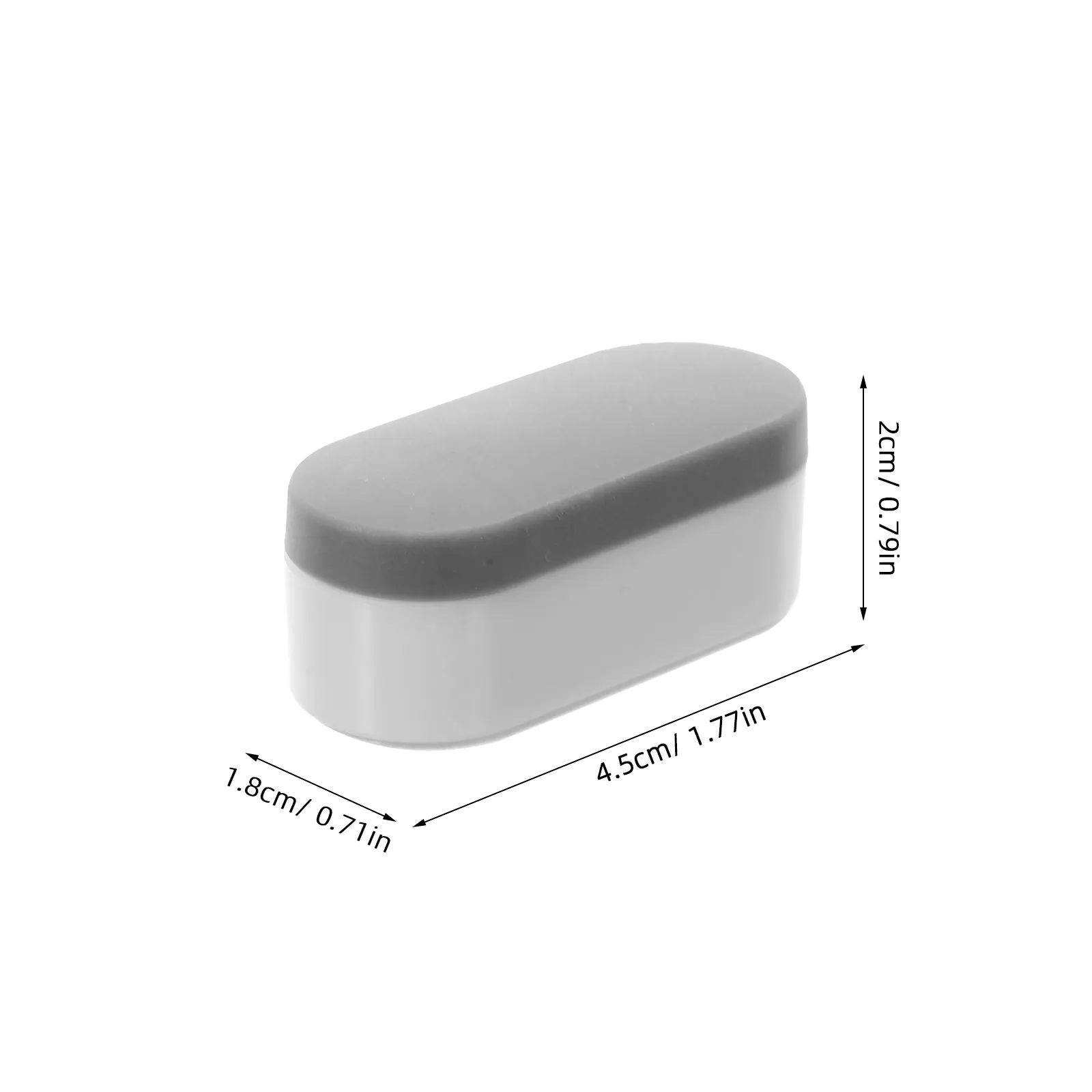 4Pcs Toilet Seat Bumper Pads Replacement Universal Fit 0.7inch Thick Soft Cushion Buffer Stabilizer for Bathroom Toilet Seat Gap