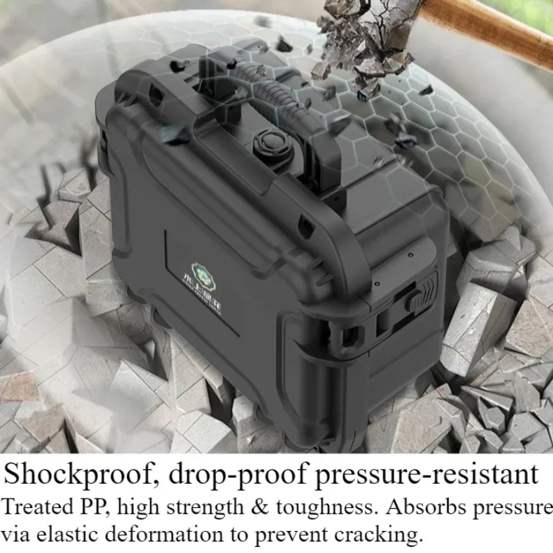 Small Tool Case Portable DSLR Camera Storage Box Safe Instrument Protective Suitcase Waterproof Equipments Organizer Boxes