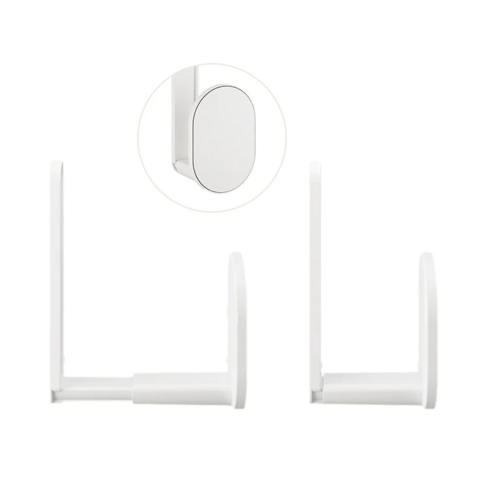 2Pcs Magnetic Paper Towel Holder Stretchable Creative Hat Storage Holder Space Saving Drill-Free Roll Paper Hanger Refrigerator
