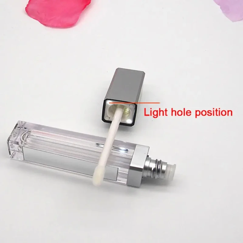 7 ミリリットル空のリップグロスチューブリップ容器リップグロスチューブプラスチックバームチューブ口紅リップグロスチューブサンプル化粧品容器