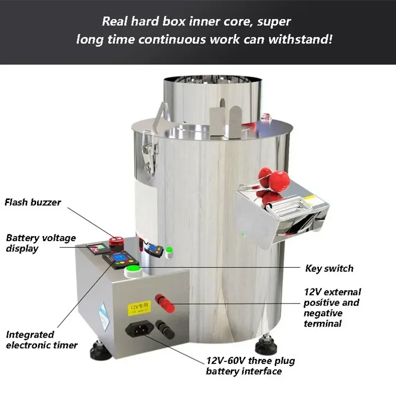 Chestnut shelling machine chestnut peeling machine vegetable market commercial stall cone chestnut peeling machine